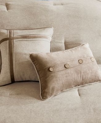 Boone Microsuede 7-Pc. Comforter Set, King