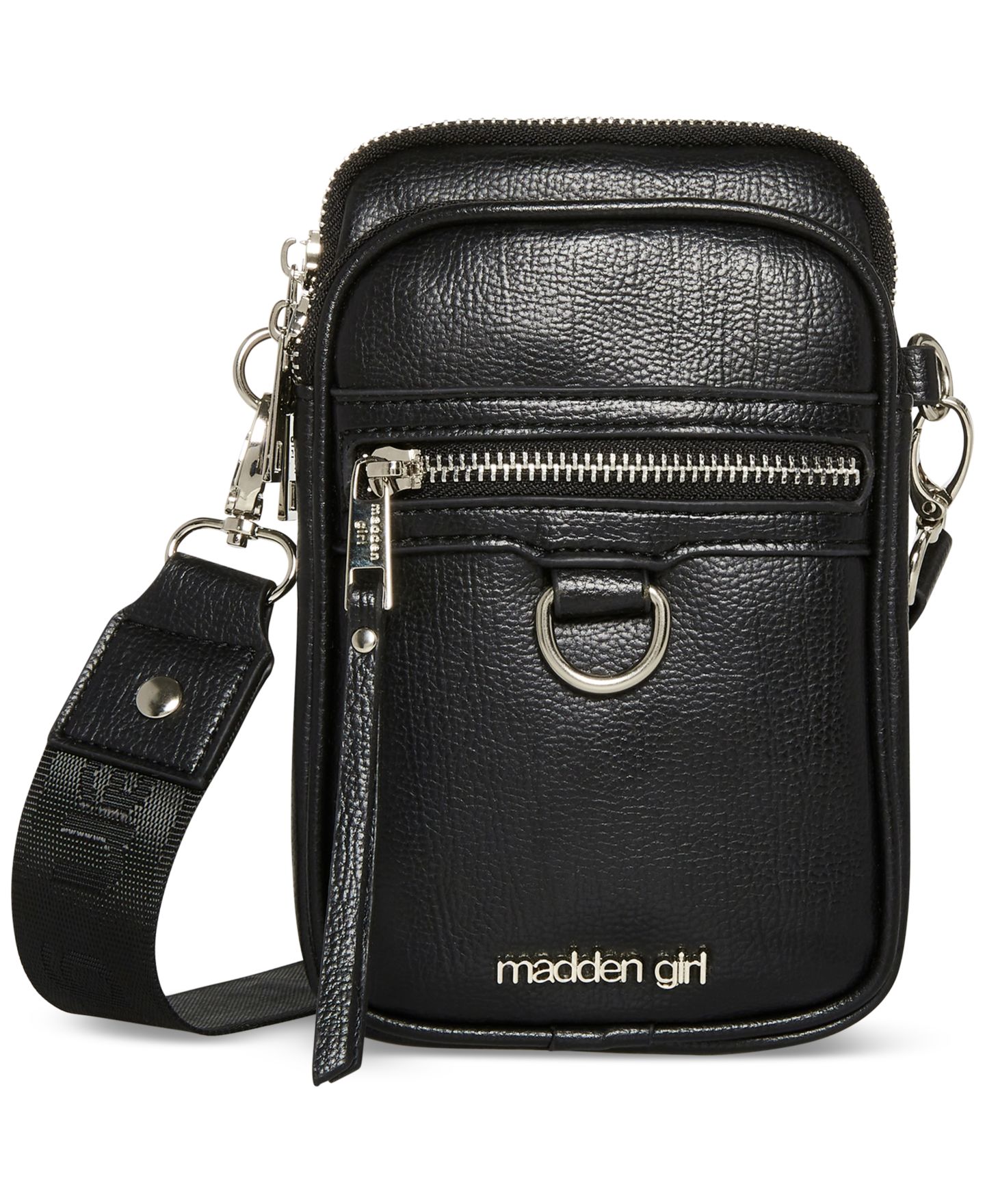 Женская сумка Madden Girl Danip North and South Crossbody, цвет: Чёрный — фото 1