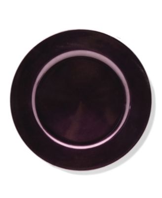 Metallic Round Charger Plate 12 Piece Dinnerware Set, Service for 12