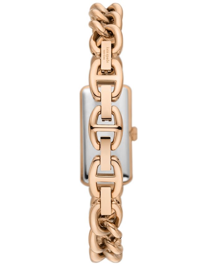 kate spade new york Women's Rosedale Quartz Three Hand Rose GoldTone