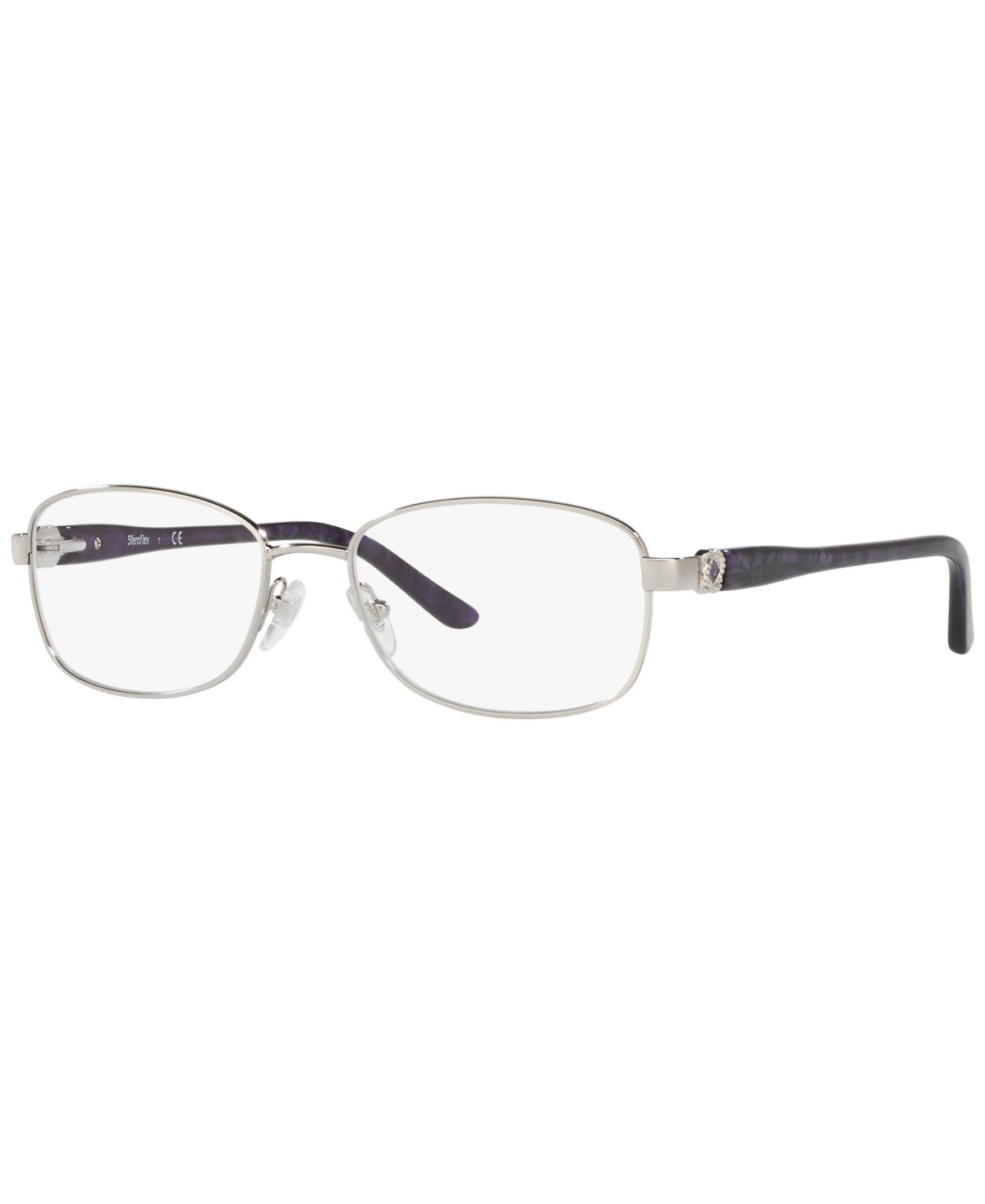 Women's Eyeglasses, SF2570 54 - Shiny Silver