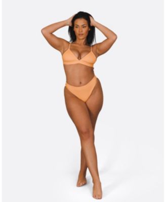 Women's Tangerine Squeeze Mile High Bikini Bottoms