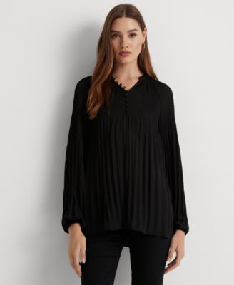 Lauren Ralph Lauren - Women's Pleated Georgette Blouse