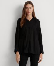 Macy's ralph lauren women's clearance blouses