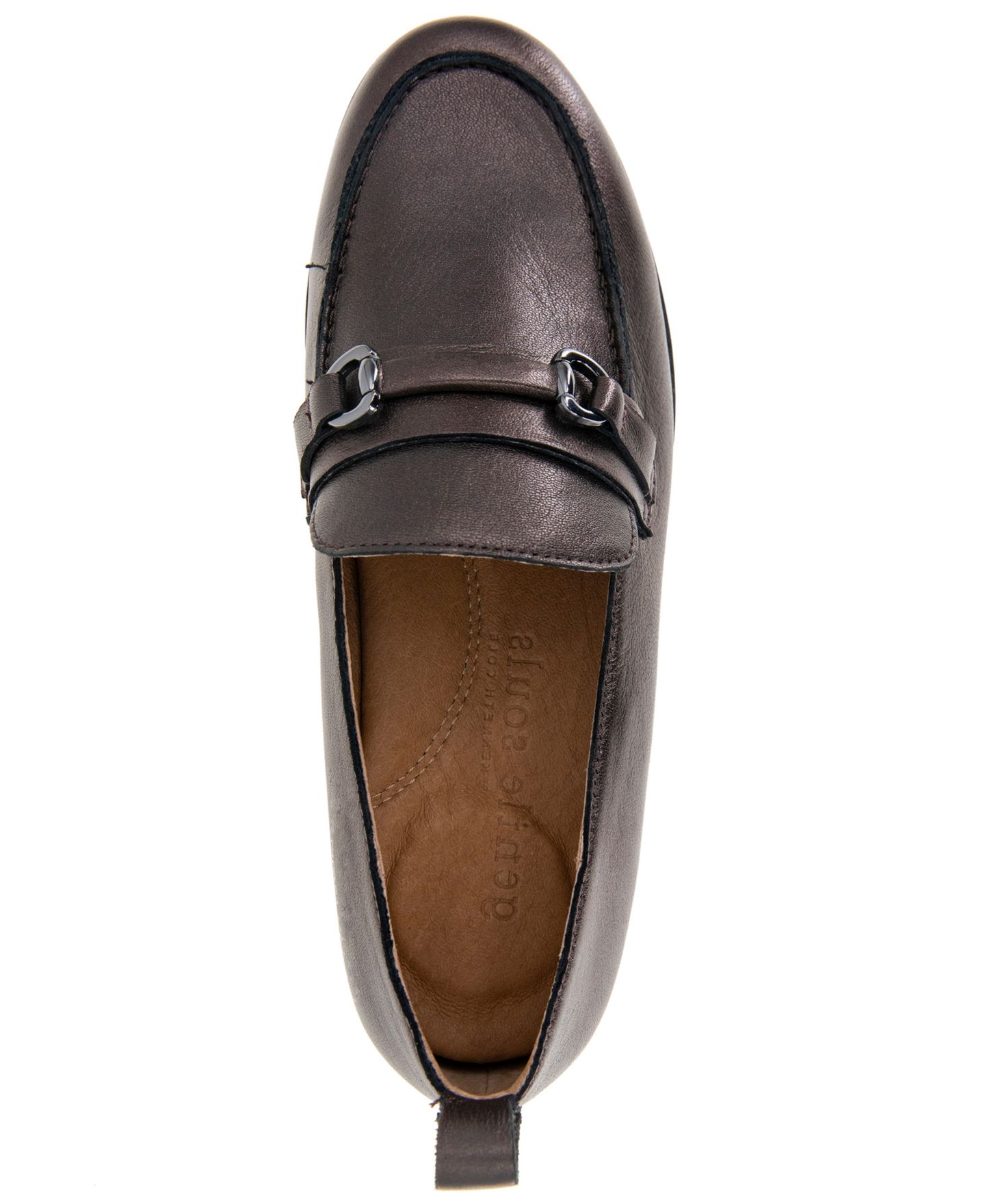 Женские туфли Gentle Souls Emily Flat Heel Loafer, цвет: Бронзовый — фото 4