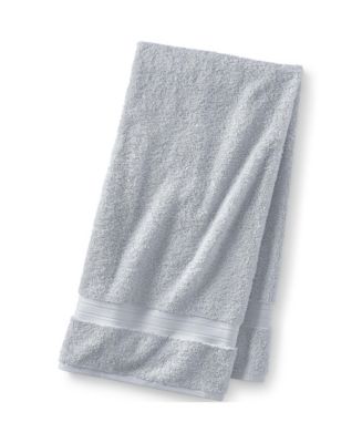 Essential Cotton 6-Piece Bath Towel Set - Lands' End - Purple