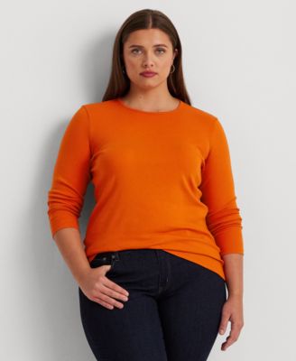 Lauren Ralph Lauren - Plus Size Long-Sleeve Knit Top
