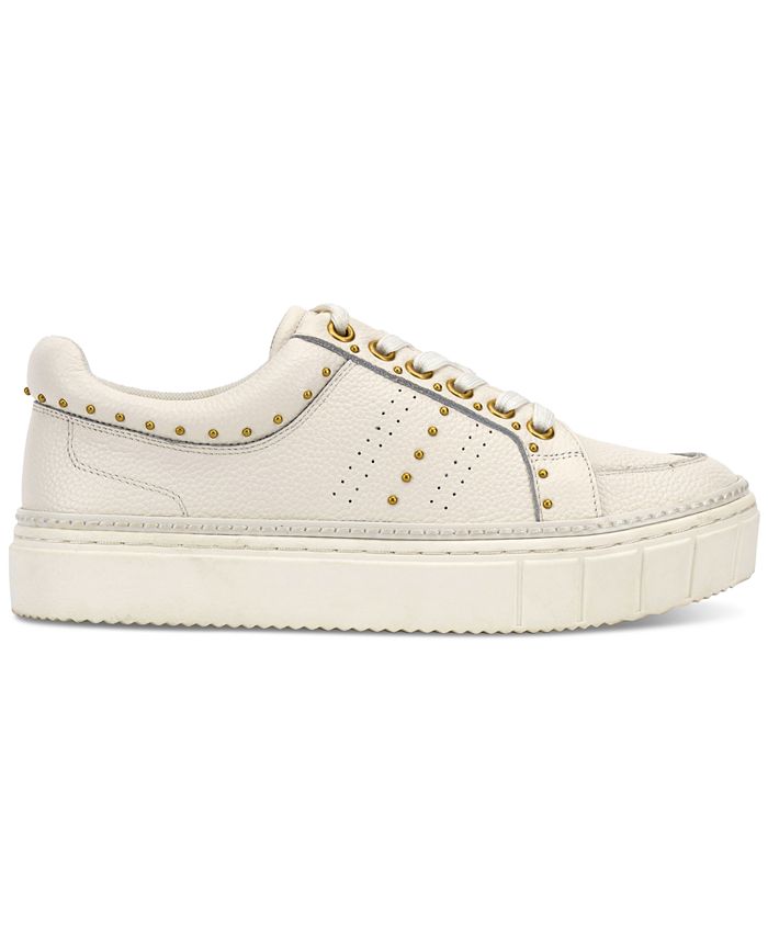 Vince Camuto Rosanie Studded Lace-Up Sneakers - Macy's