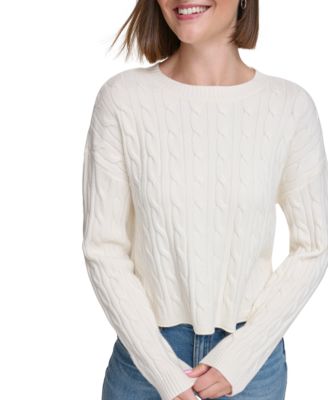 Calvin klein cable knit sweater on sale