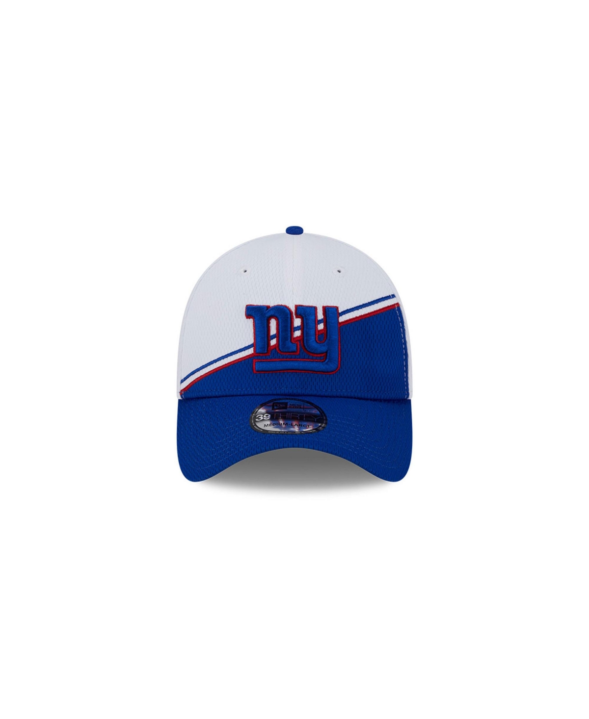 New Era Men's  White, Royal New York Giants 2023 Nfl Sideline 39thirty Flex Hat In White,royal