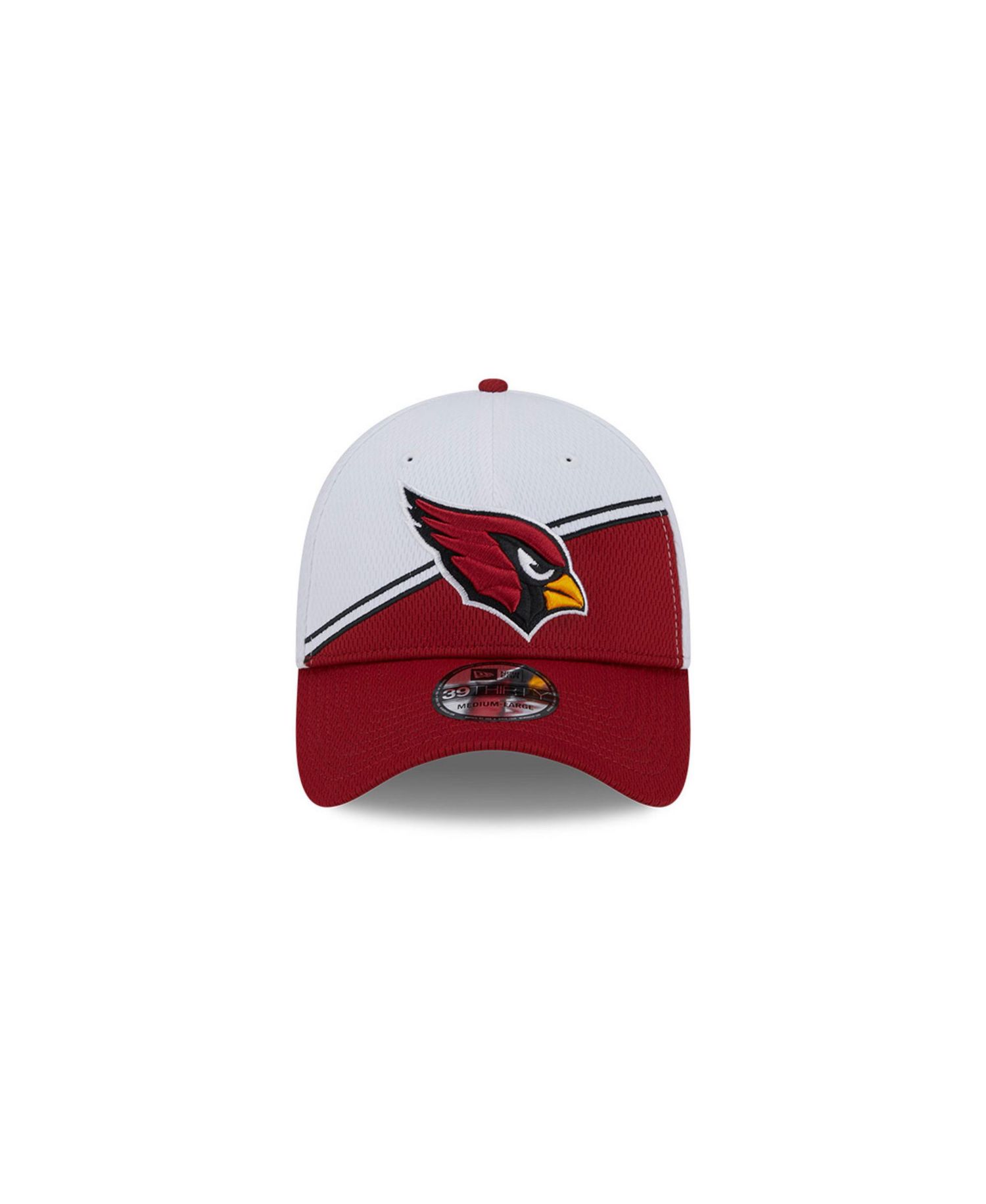 Men's White, Cardinal Arizona Cardinals 2023 NFL Sideline 39THIRTY Flex Hat