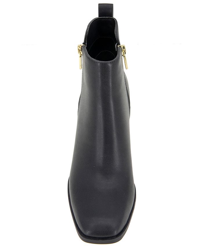 Kenneth Cole Reaction Women's  Kick Block-Heel Booties Black Size 5M
