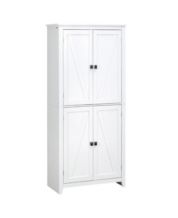 Pacific Stackable Cabinet with Sliding Doors Red - Buylateral