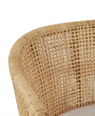Playa 25" High Handcrafted Rattan Counter Stool