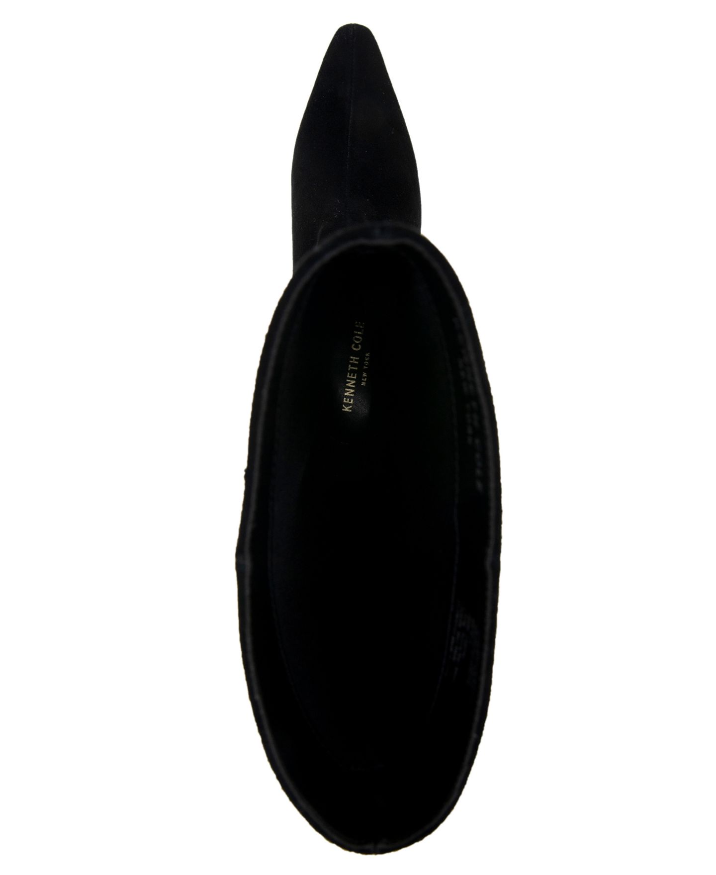 Женские ботинки Kenneth Cole New York Meryl Kitten Heel, цвет: Чёрный замшевый — фото 4