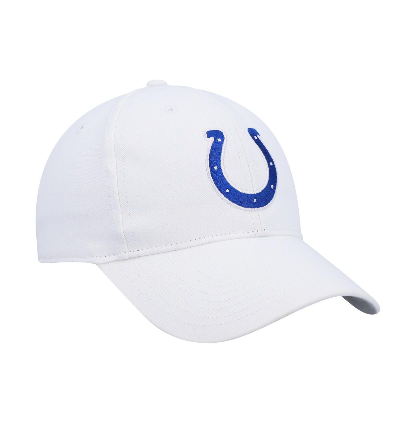 Детская кепка '47 Brand White Indianapolis Colts Secondary MVP Adjustable Hat — фото 5