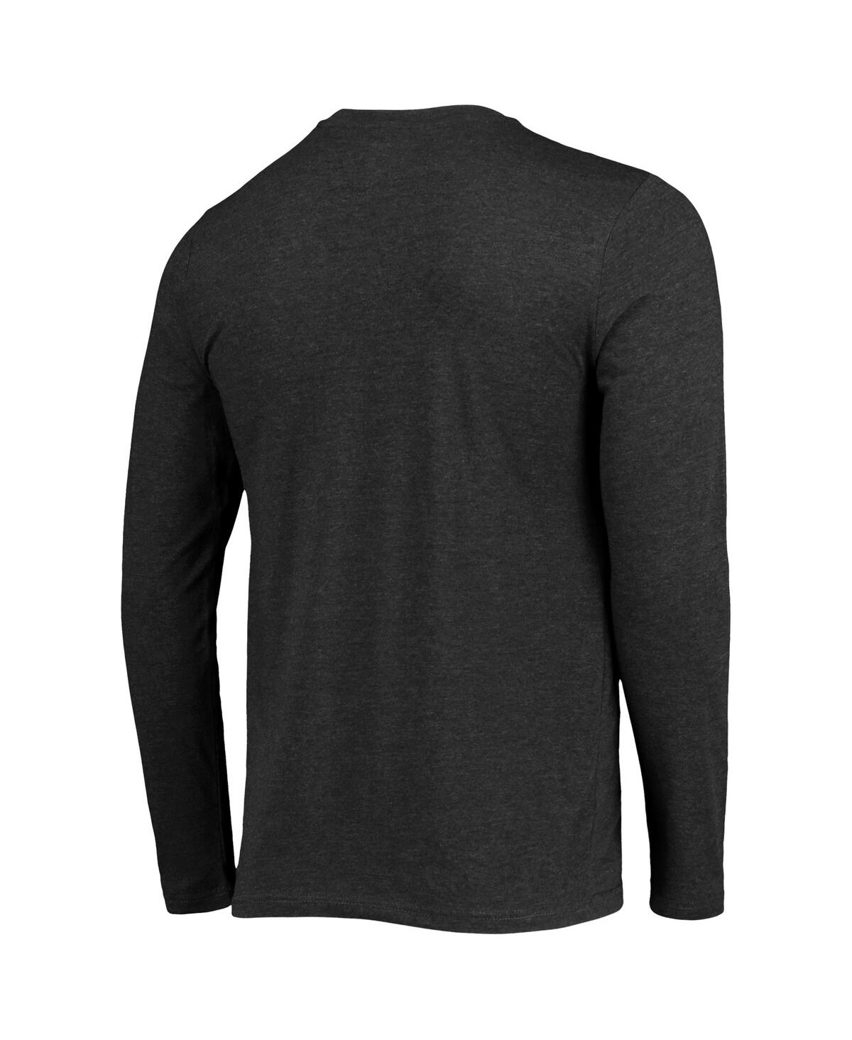 Concepts Sport Crimson/heathered Charcoal Harvard Crimson Meter Long Sleeve T-shirt & Pants Sleep Se In Crimson,heathered Charcoal