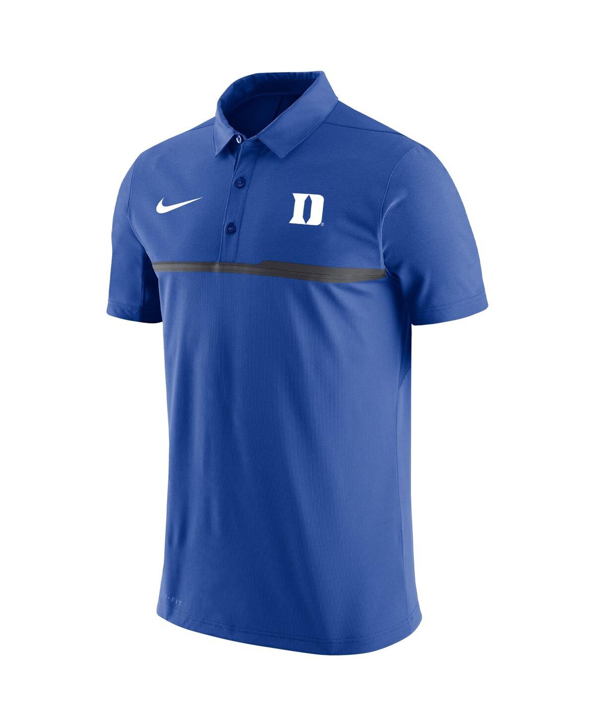 Nike Men's  Royal Duke Blue Devils 2023 Coaches Performance Polo Shirt In Royal