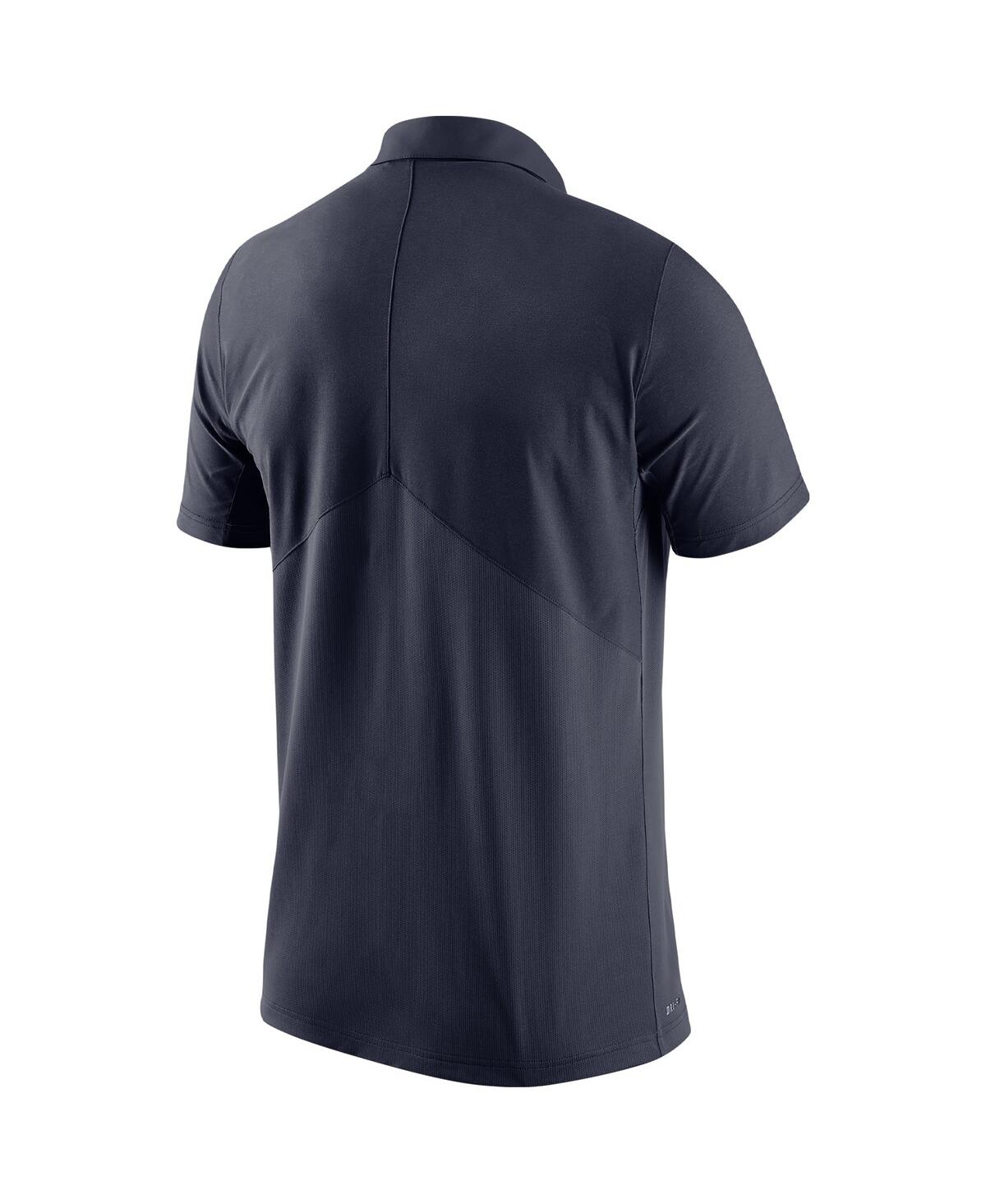 Shop Nike Men's  Navy West Virginia Mountaineers 2023 Coaches Performance Polo Shirt