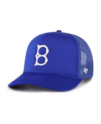 Men's '47 Royal Brooklyn Dodgers Logo Cooperstown Collection Clean Up  Adjustable Hat