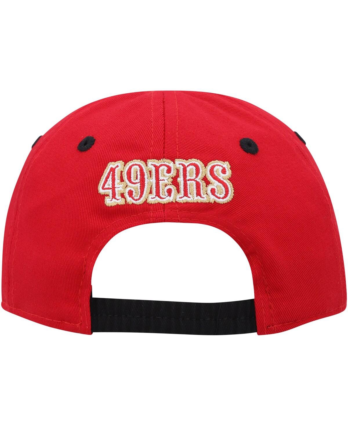 Outerstuff Infant Boys And Girls Scarlet San Francisco 49ers Team Slouch Flex Hat In Scarlet