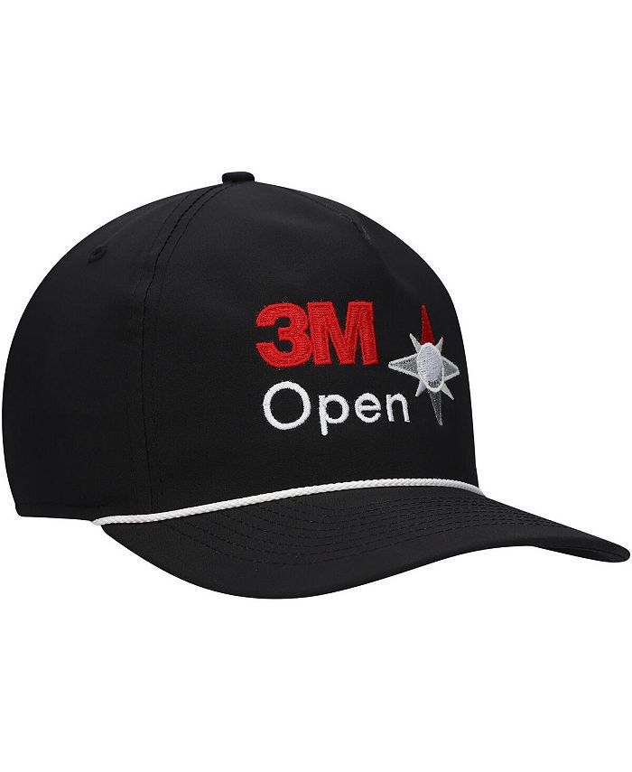 Barstool Golf Men's Black 3M Open Rope Snapback Hat Macy's