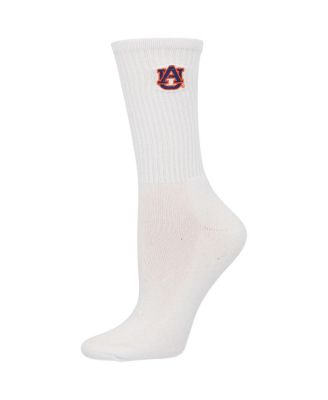 Women's Navy, White Auburn Tigers 2-Pack Quarter-Length Socks