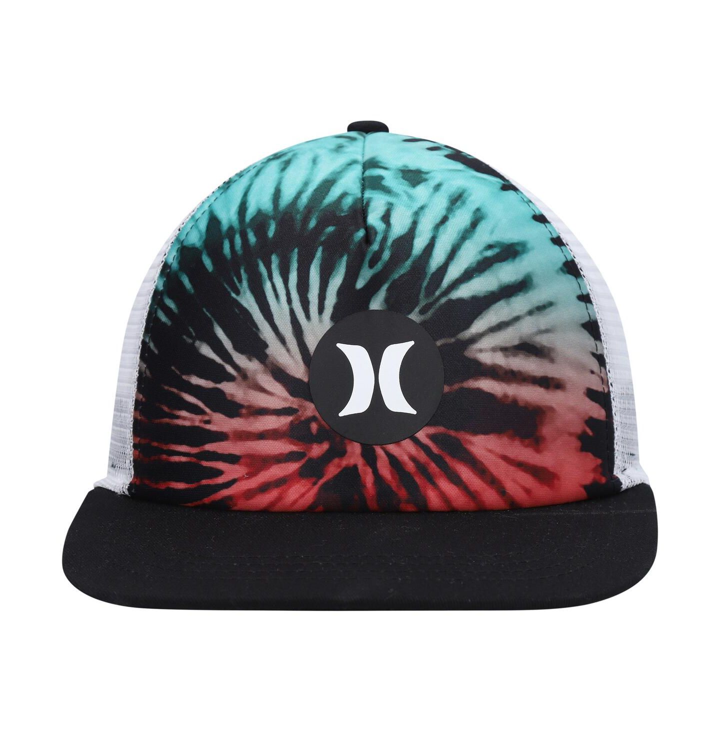 Мужская кепка Hurley Black, White Balboa Trucker Snapback Hat — фото 3