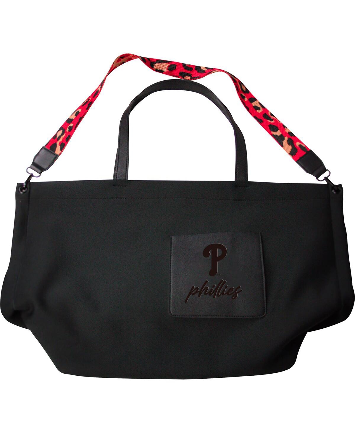 Logo Brands Women's Philadelphia Phillies Tote Bag In Black