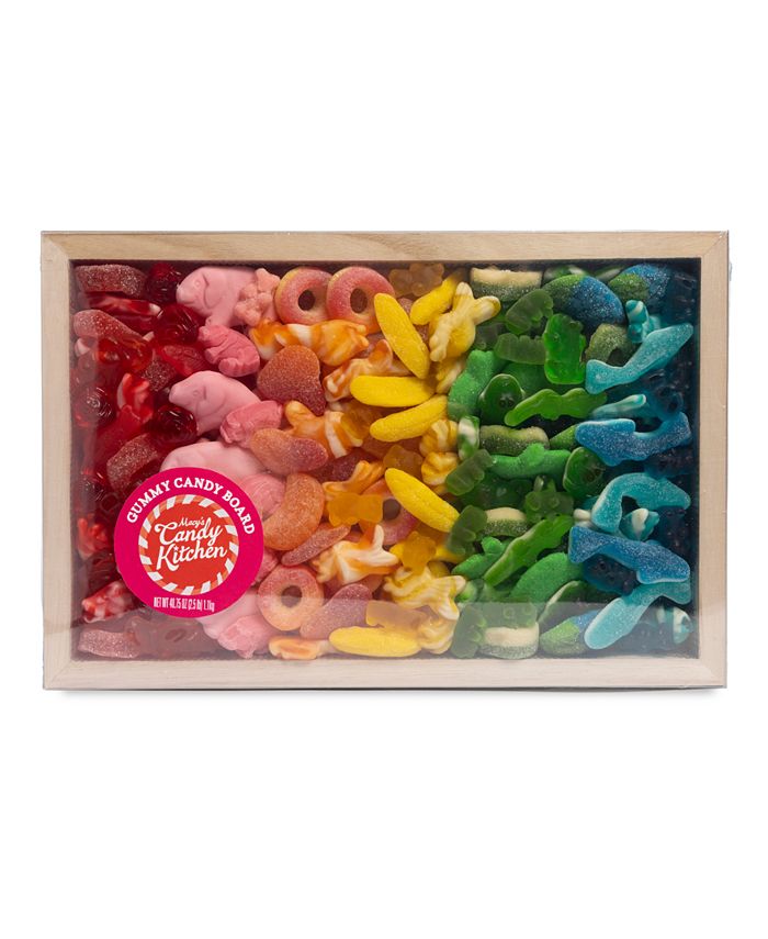 Macy's Candy Kitchen Rainbow Gummy Candy Gift Board, 2.5 lbs - Macy's