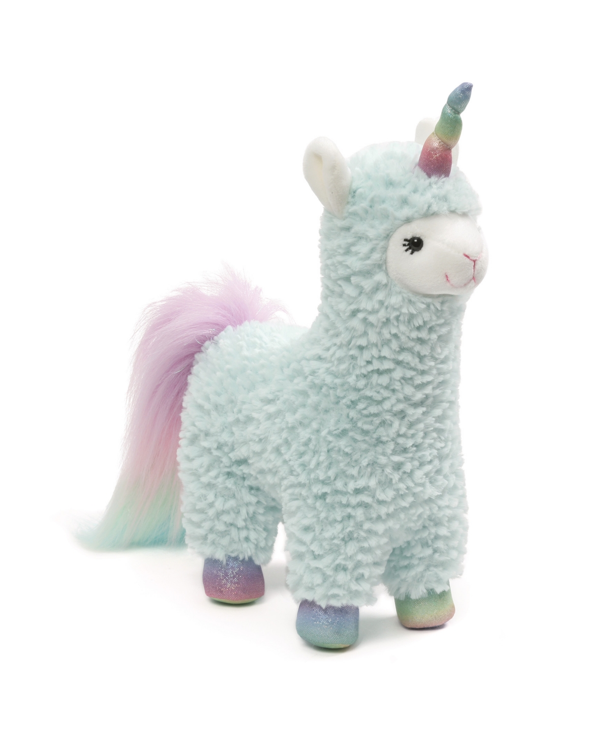 Gund Kids' Cotton Candy Llamacorn Plush Toy, Unicorn Stuffed Animal, 11" In Multi-color