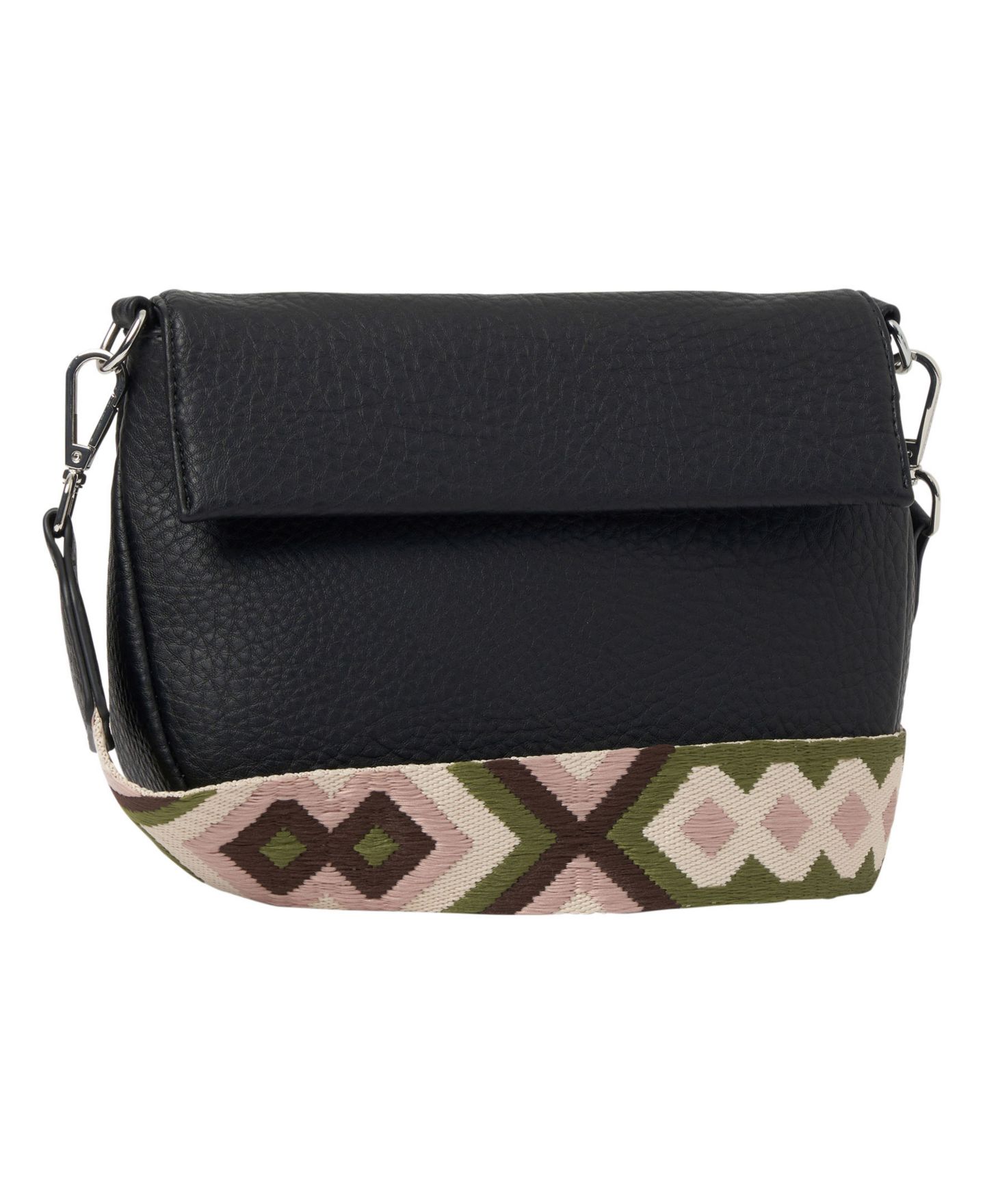 Женская сумка Urban Originals Realism Faux Leather Crossbody, цвет: Чёрный — фото 3