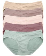 Jessica Simpson Women's Underwear - 3 Pack and 6 Pack Microfiber Lace Tanga  Panties (S-XL)