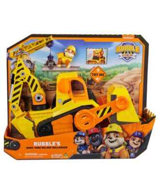 Bark Yard Deluxe Bulldozer Construction Truck Toy with Lights