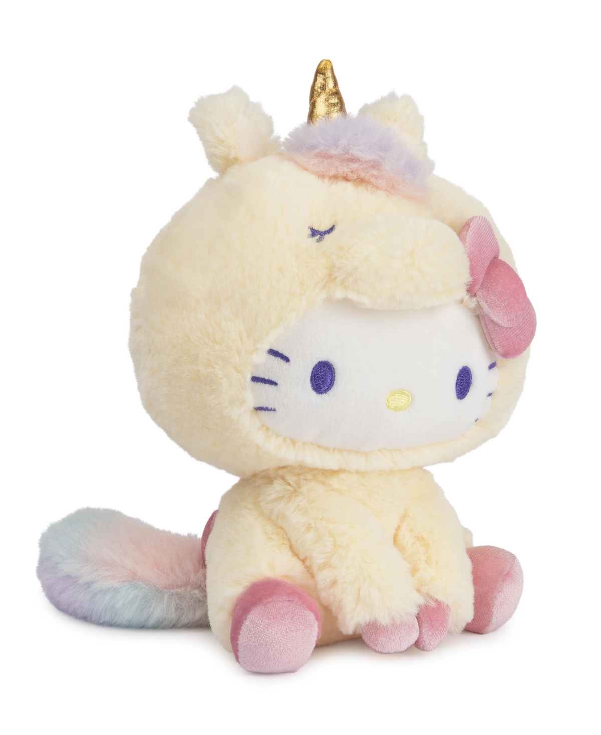 Hello Kitty Unicorn Plush Toy, Premium Stuffed Animal, - Multi-Color