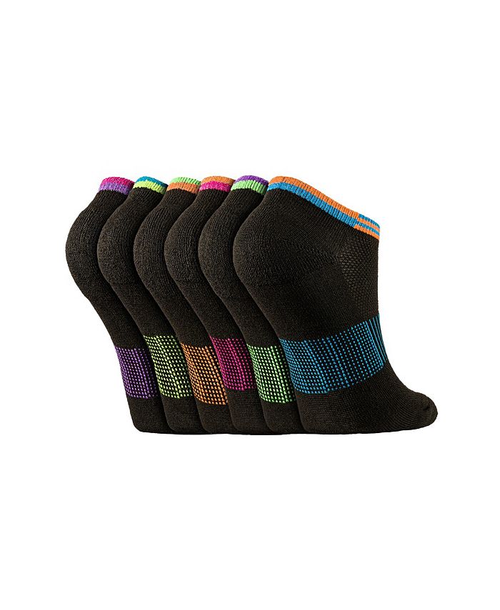 Gallery Seven Women's Black NoShow Sports Socks 6 Pack Macy's