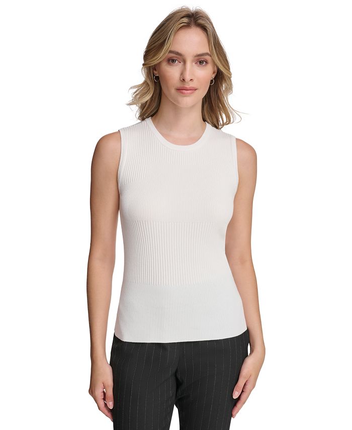 Calvin klein women's store ribbed tank tops