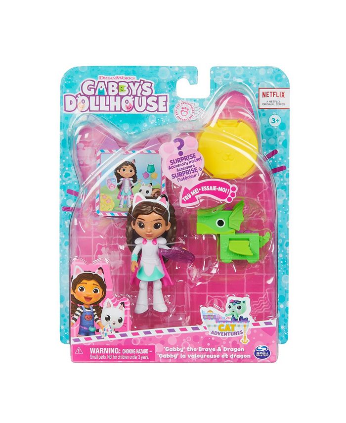 Gabby's Dollhouse Dreamworks, Knight Gabby Toy Figure Set with Surprise ...