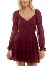 Burgundy online dress macys