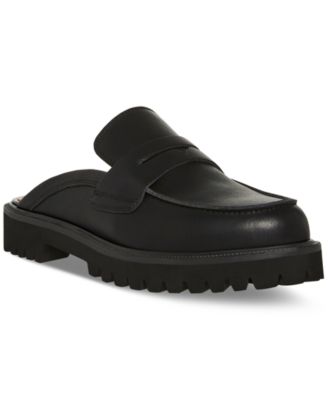 Aqua College - Women's Fever Slip-On Penny Loafer Mule Flats
