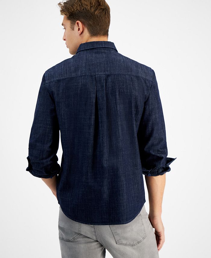 And Now This Men's Lightweight Denim Shirt Jacket, Created for Macy's