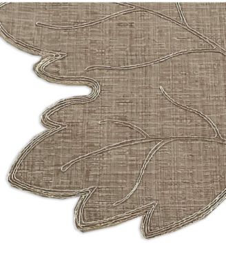 Elrene Metallic Leaf Die Cut Placemat