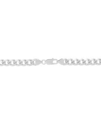 Men's Curb Chain Necklace in Sterling Silver