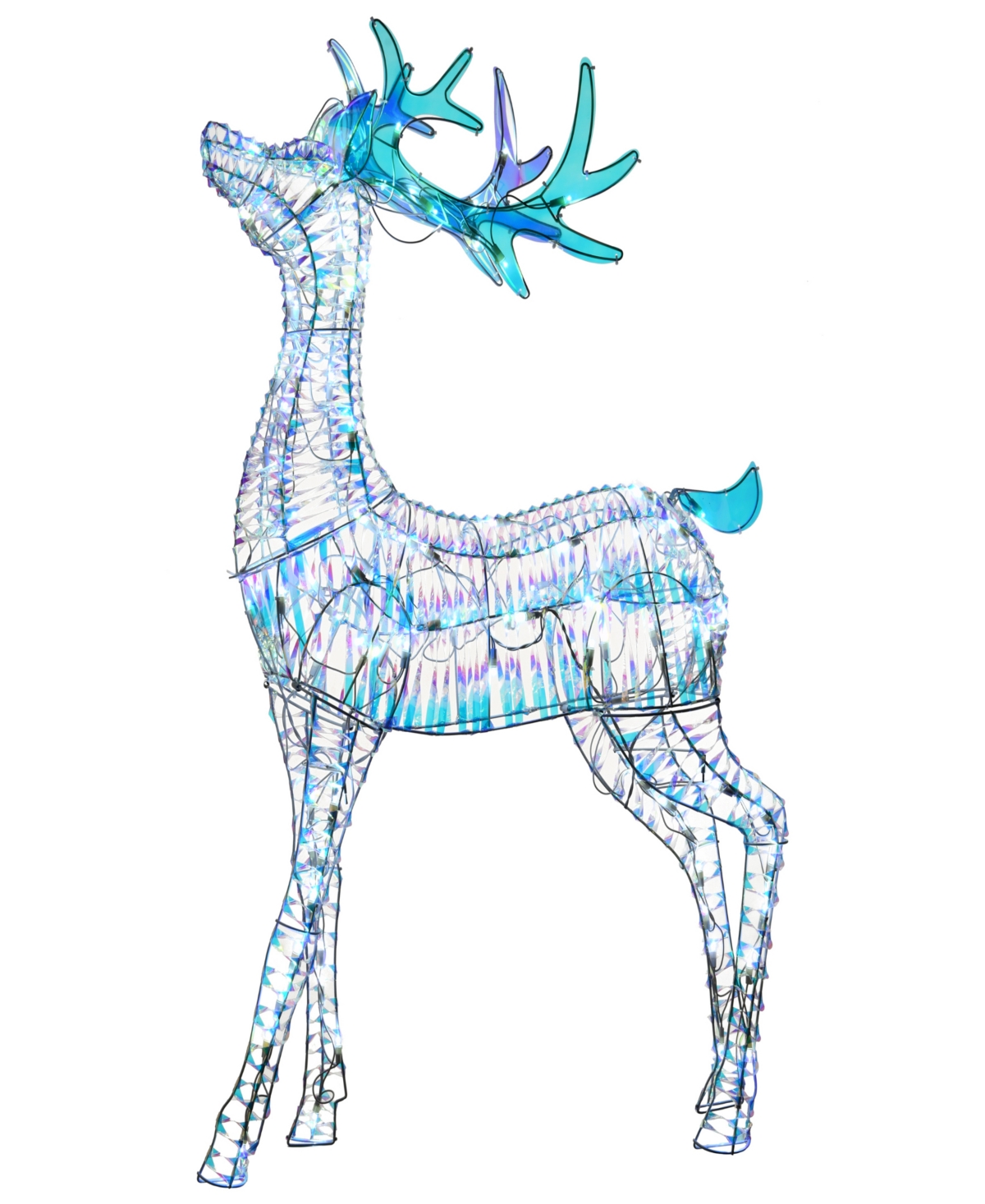 National Tree Company 48in Iridescent Deer With Led Lights In Iridescent