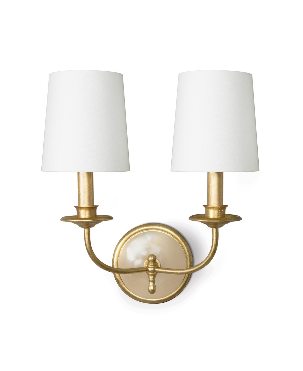 Shop Regina Andrew Fisher Double Sconce Lamp In Gold