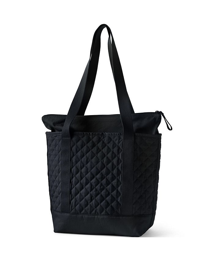 Lands' End Medium Classic Quilted Tote Bag Macy's
