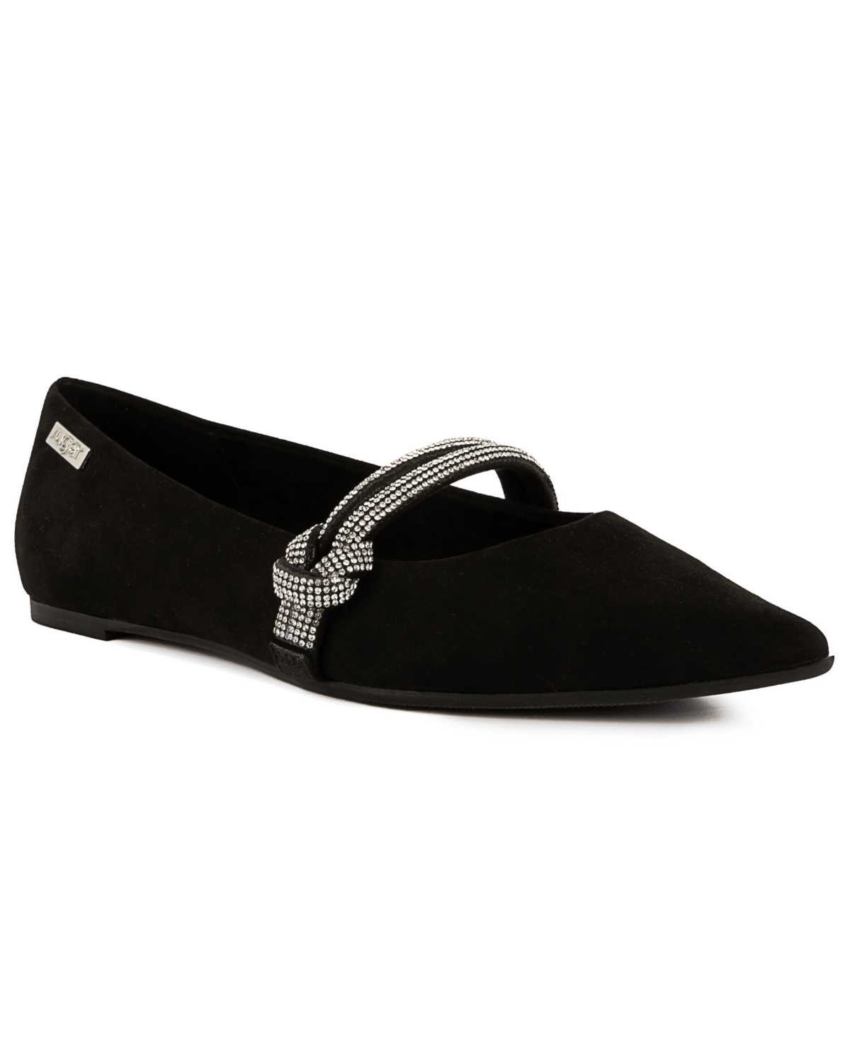 Sugar Women's Lingo Pointed Toe Rhinestone Flats