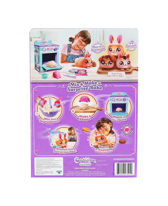 Tostadora Peluche Cookeez Makery Mini Oven Playset, Juguete