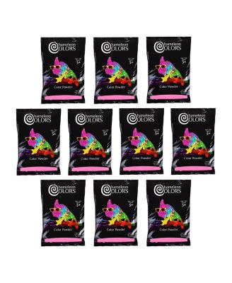 Color Powder, Vibrant Pink Holi Color, 10 Pounds (1 Pound per Packet), Pack of 10