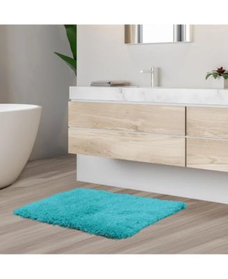 Ultra Soft Non Slip Shaggy Bath Rug - Small 17"x24"